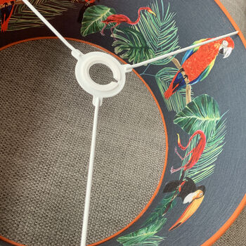 Lampshade With Tropical Rainforest Lining, 8 of 8