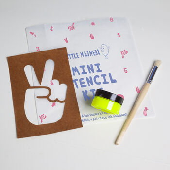 Mini Stencil Kit Xmas Tree Design, 3 of 10