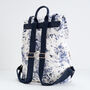 Martha Large Backpack Blooming Toile Blue, thumbnail 2 of 9