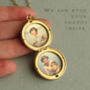 Engraved Dandelion Locket Necklace, thumbnail 2 of 10