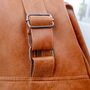Personalised Faux Leather Overnight Bag In Brown, thumbnail 11 of 11