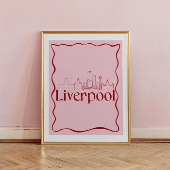 Liverpool City Skyline Art Print, 6 of 10