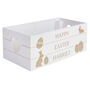 Easter Bunny Personalised White Wooden Crate, thumbnail 6 of 7