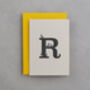 R Is For Rabbit, Alphabet Card, thumbnail 1 of 3