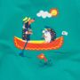 Organic Cotton T Shirt With Canoeing Dog And Hedgehog, thumbnail 6 of 6