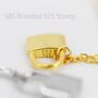 Sterling Silver Padlock Pendant Necklace, thumbnail 8 of 12