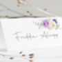 Purple Wedding Place Cards, thumbnail 1 of 4