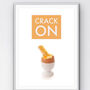 Crack On Kitchen Print, thumbnail 1 of 2
