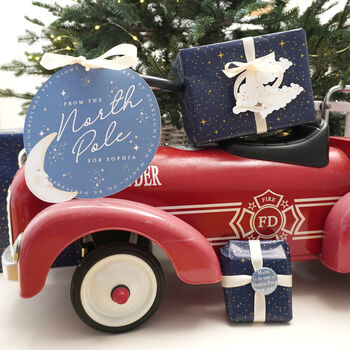 Large North Pole Personalised Gift Tag, 2 of 3