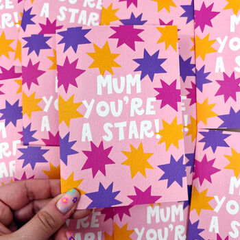 Mum Birthday Card 'Mum You're A Star', 3 of 5
