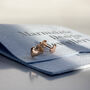 Mothers Day Rose Gold Plated Sterling Silver Heart Studs, thumbnail 2 of 7