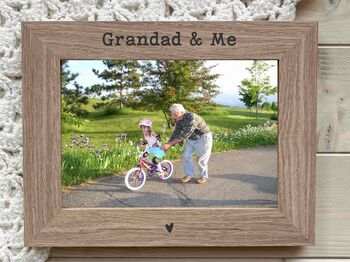 Grandad And Me Photo Frame, 2 of 2