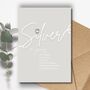 Sparkly Silver Anniversary Heart Card, thumbnail 1 of 12