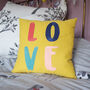 Handmade Love Cushion, thumbnail 3 of 4