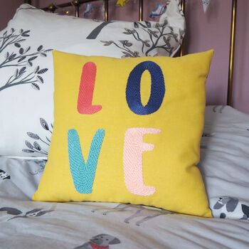 Handmade Love Cushion, 3 of 4