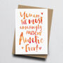 'The Most Amazingly Awesome Auntie' Greeting Card, thumbnail 1 of 3