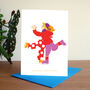 Two Skaters Christmas Cards Pack Of Five, thumbnail 1 of 2