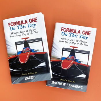 Personalised Formula One On This Day History Book, 5 of 7