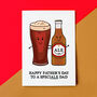 'Speciale Dad' Funny Beer Father's Day Card, thumbnail 1 of 3
