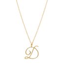 9ct solid gold initial necklace by sibylle de baynast jewels ...