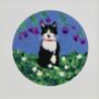 ‘Socks Clinton’ Cat Pawtrait Needlepoint Canvas Kit, thumbnail 4 of 6