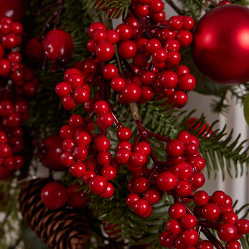 Berries And Baubles Pre Lit Swag, 6 of 6