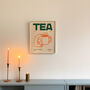 Tea Hand Drawn Illustration Kitchen Wall Art, thumbnail 2 of 9