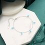 Blue Turquoise Bracelet, thumbnail 6 of 11