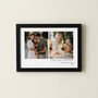 Personalised Father's Day Double Photo Print, thumbnail 3 of 4