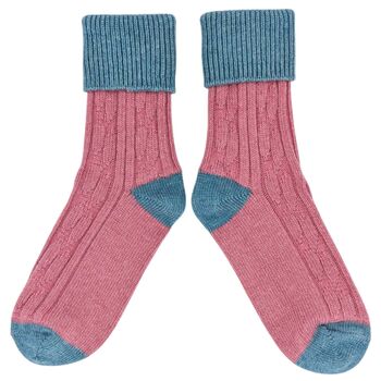 Cashmere Blend Slouch Socks, 6 of 8