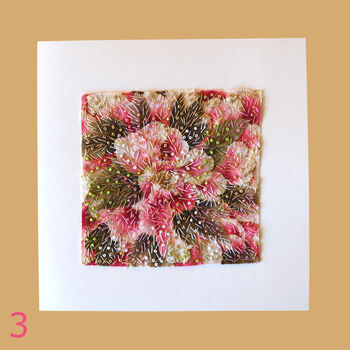 Reusable Handmade Greetings Cards Square Blank Inside Or Optional Handwritten Message, 6 of 11
