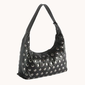 Lane Soft Structure Studs Bag Black, 2 of 2