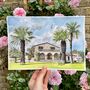 Personalised Watercolour House Portrait Illustration, thumbnail 11 of 12