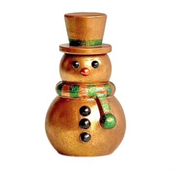 Solid Chocolate Top Hat Snowman, 3 of 5