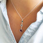 Three Generations Birthstone Necklace, thumbnail 2 of 12