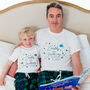 Personalised Daddy, Mummy, Child Bedtime Story Pyjamas, thumbnail 1 of 8