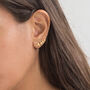 Silver Or Gold Swallow Stud Climber Earrings, thumbnail 9 of 11