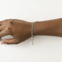 Oculus Bracelet Sterling Silver Plated, thumbnail 1 of 4