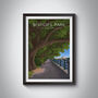 Bishops Park London Travel Poster Art Print, thumbnail 1 of 8