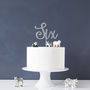 Personalised Number Birthday Cake Topper, thumbnail 2 of 12