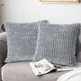 Set Of Two Corduroy Cushion Covers Throw Pillow Covers, thumbnail 2 of 11