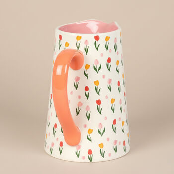 Summer Tulip Flower Vase Jug Floral Gift For Mum, 5 of 5