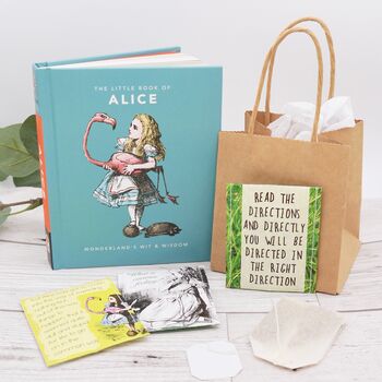 Alice In Wonderland Tea And Book Gift Set, 8 of 9