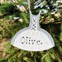 Personalised Ballerina Dress Christmas Tree Decoration, thumbnail 1 of 8
