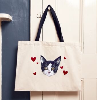 Personalised Pet Embroidered Tote Bag, 2 of 3