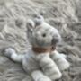 Personalised Huggy Zebra Soft Newborn Toy, thumbnail 4 of 5