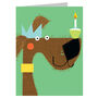 Mini Dog Greetings Card, thumbnail 2 of 5