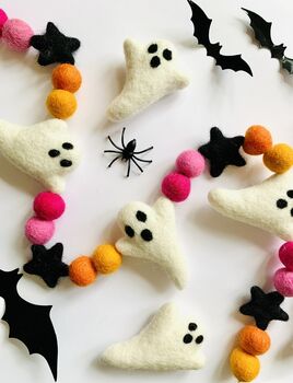 Ghoul Gang Halloween Ghost Garland, 4 of 6