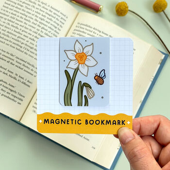 December Magnetic Birth Flower Bookmark Narcissus, 5 of 7