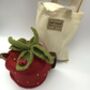 Strawberry Tea Pot Cosy Knitting Kit, thumbnail 2 of 8